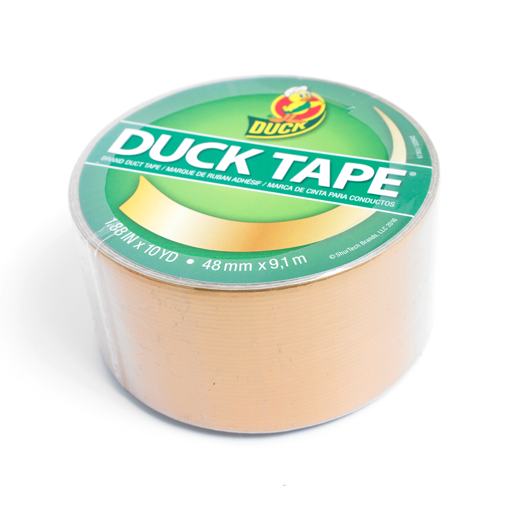 Duck Brand, Duct Tape, 1.8"x10 Yard, Gold